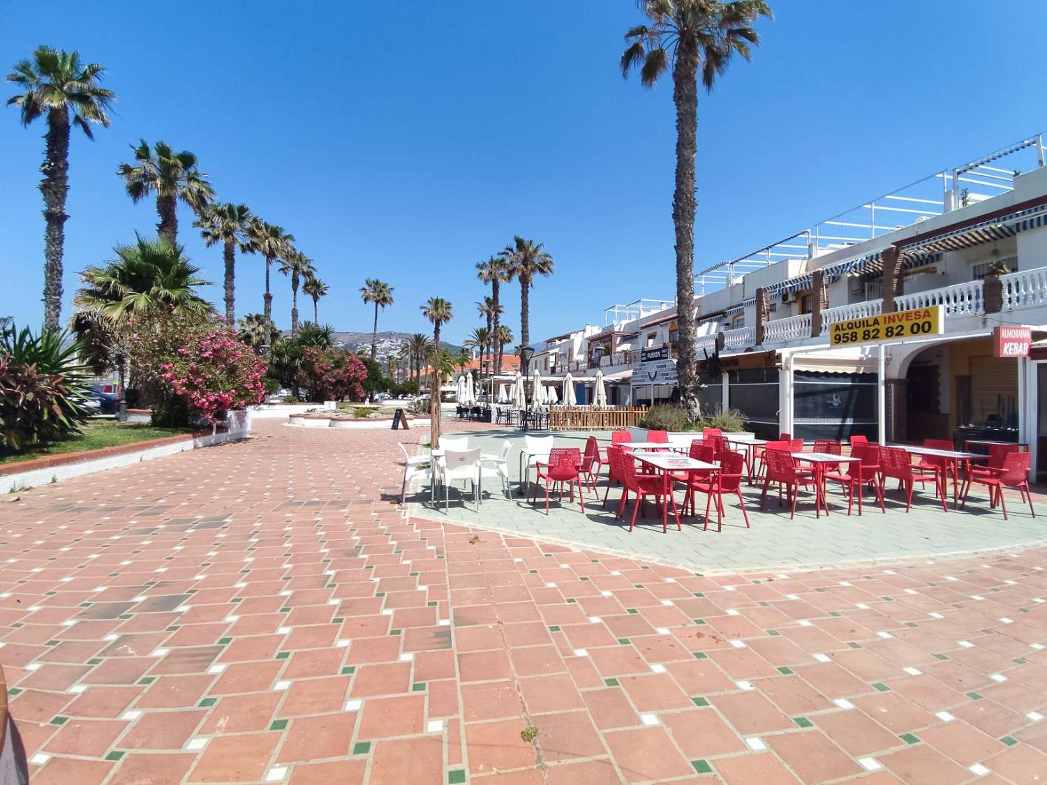 Cafe bar en primera línea de playa